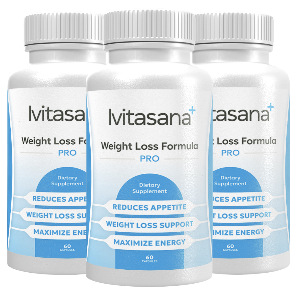 Ivitasana weight-loss support bottle on a clean white background